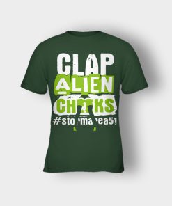 Clap-Alien-Cheeks-Storm-Area-51-Kids-T-Shirt-Forest