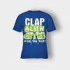 Clap-Alien-Cheeks-Storm-Area-51-Kids-T-Shirt-Royal