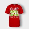 Clap-Alien-Cheeks-Storm-Area-51-Unisex-T-Shirt-Red