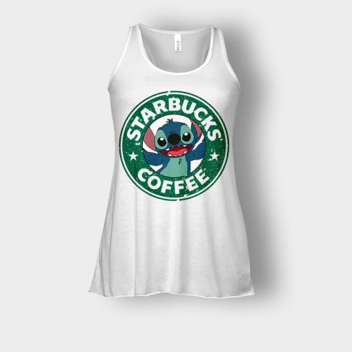 Coffee-Morning-Disney-Lilo-And-Stitch-Bella-Womens-Flowy-Tank-White