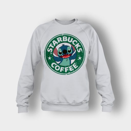 Coffee-Morning-Disney-Lilo-And-Stitch-Crewneck-Sweatshirt-Ash