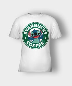 Coffee-Morning-Disney-Lilo-And-Stitch-Kids-T-Shirt-White