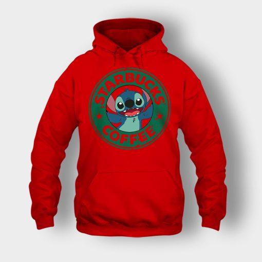 Coffee-Morning-Disney-Lilo-And-Stitch-Unisex-Hoodie-Red