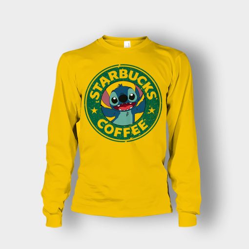 Coffee-Morning-Disney-Lilo-And-Stitch-Unisex-Long-Sleeve-Gold