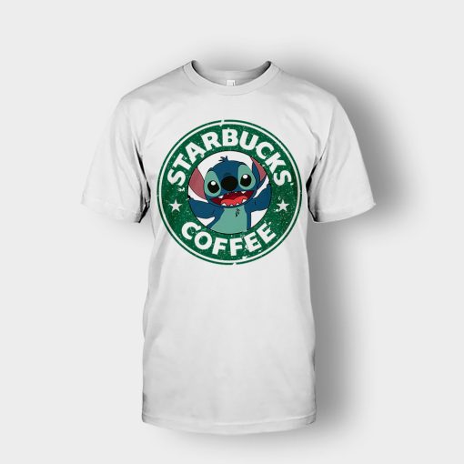 Coffee-Morning-Disney-Lilo-And-Stitch-Unisex-T-Shirt-White