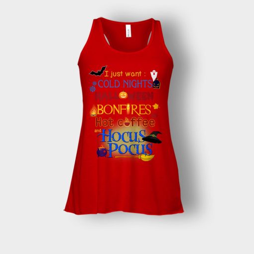 Cold-Nights-Bonfire-Disney-Hocus-Pocus-Bella-Womens-Flowy-Tank-Red