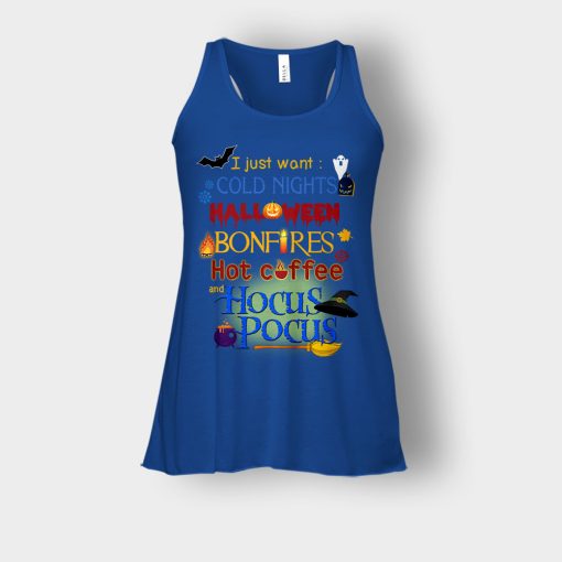 Cold-Nights-Bonfire-Disney-Hocus-Pocus-Bella-Womens-Flowy-Tank-Royal