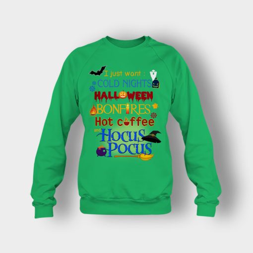 Cold-Nights-Bonfire-Disney-Hocus-Pocus-Crewneck-Sweatshirt-Irish-Green