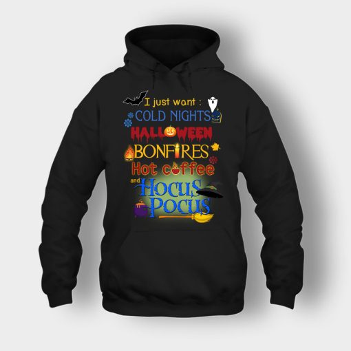 Cold-Nights-Bonfire-Disney-Hocus-Pocus-Unisex-Hoodie-Black