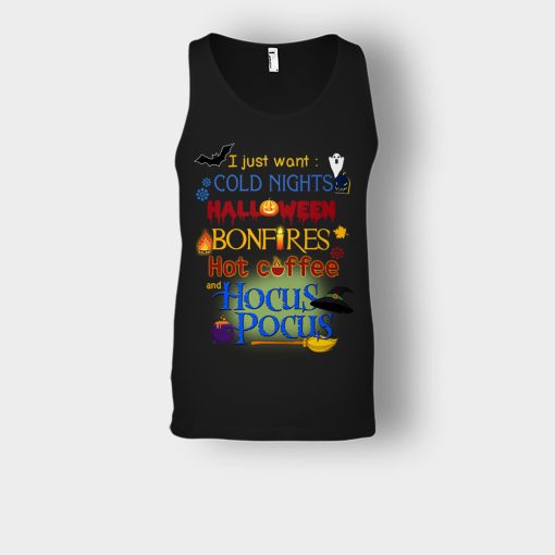 Cold-Nights-Bonfire-Disney-Hocus-Pocus-Unisex-Tank-Top-Black