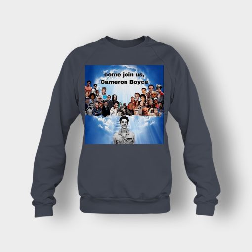 Come-join-us-Cameron-Boyce-RIP-1999-2019-Crewneck-Sweatshirt-Dark-Heather