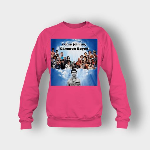 Come-join-us-Cameron-Boyce-RIP-1999-2019-Crewneck-Sweatshirt-Heliconia