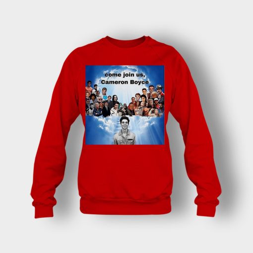 Come-join-us-Cameron-Boyce-RIP-1999-2019-Crewneck-Sweatshirt-Red