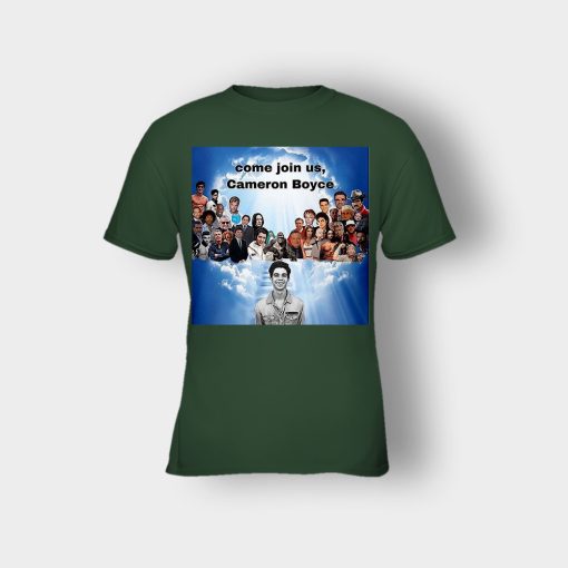 Come-join-us-Cameron-Boyce-RIP-1999-2019-Kids-T-Shirt-Forest