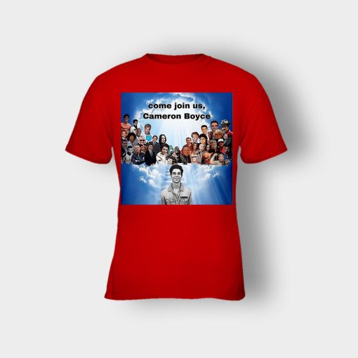 Come-join-us-Cameron-Boyce-RIP-1999-2019-Kids-T-Shirt-Red