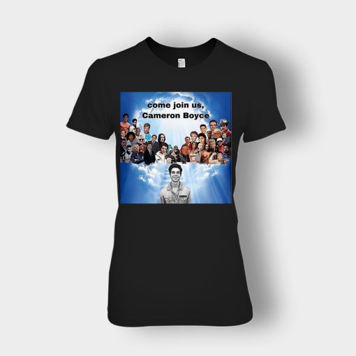 Come-join-us-Cameron-Boyce-RIP-1999-2019-Ladies-T-Shirt-Black