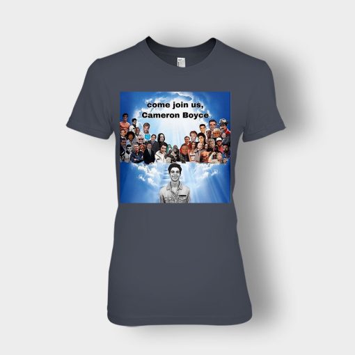 Come-join-us-Cameron-Boyce-RIP-1999-2019-Ladies-T-Shirt-Dark-Heather