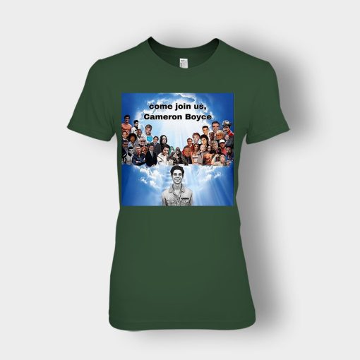 Come-join-us-Cameron-Boyce-RIP-1999-2019-Ladies-T-Shirt-Forest