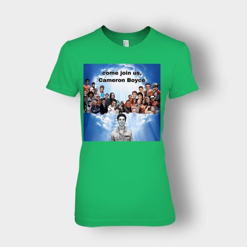 Come-join-us-Cameron-Boyce-RIP-1999-2019-Ladies-T-Shirt-Irish-Green