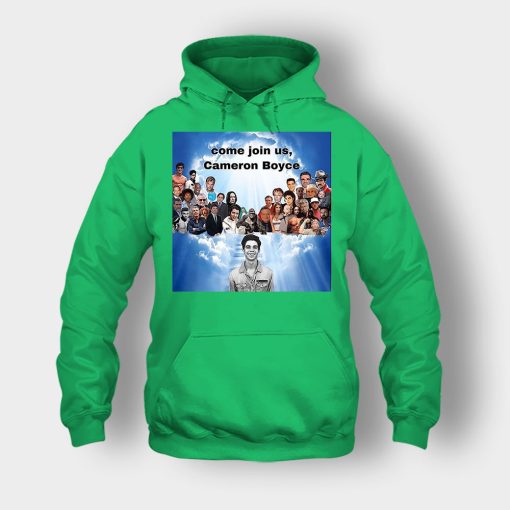 Come-join-us-Cameron-Boyce-RIP-1999-2019-Unisex-Hoodie-Irish-Green