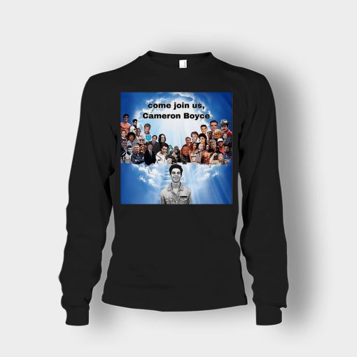 Come-join-us-Cameron-Boyce-RIP-1999-2019-Unisex-Long-Sleeve-Black