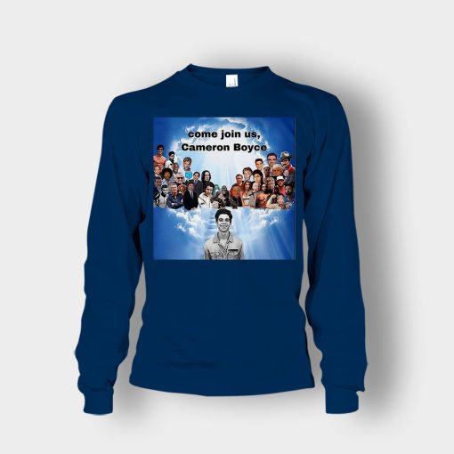 Come-join-us-Cameron-Boyce-RIP-1999-2019-Unisex-Long-Sleeve-Navy