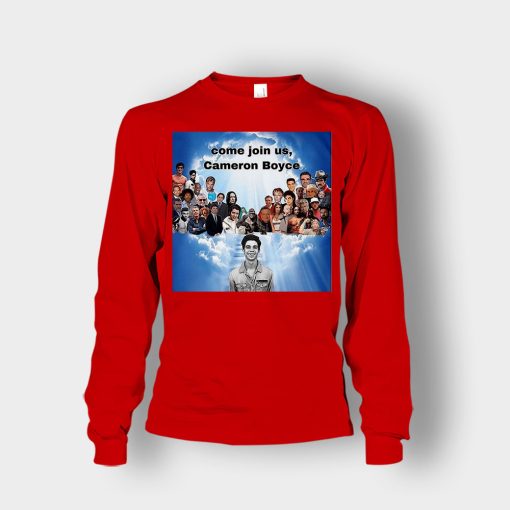 Come-join-us-Cameron-Boyce-RIP-1999-2019-Unisex-Long-Sleeve-Red