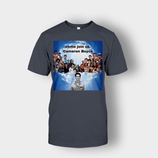 Come-join-us-Cameron-Boyce-RIP-1999-2019-Unisex-T-Shirt-Dark-Heather