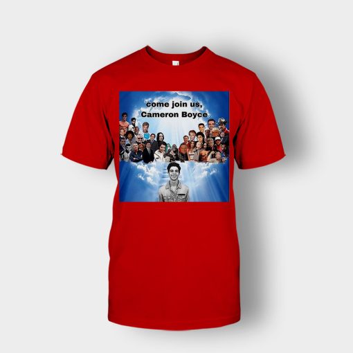 Come-join-us-Cameron-Boyce-RIP-1999-2019-Unisex-T-Shirt-Red