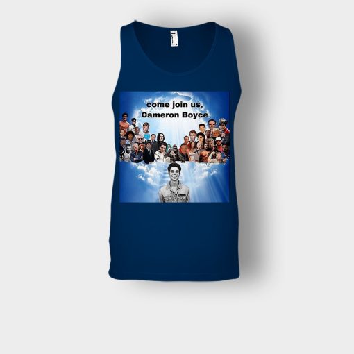 Come-join-us-Cameron-Boyce-RIP-1999-2019-Unisex-Tank-Top-Navy