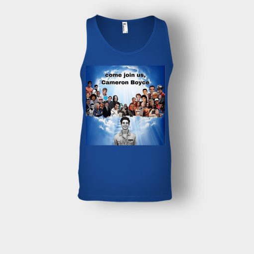 Come-join-us-Cameron-Boyce-RIP-1999-2019-Unisex-Tank-Top-Royal