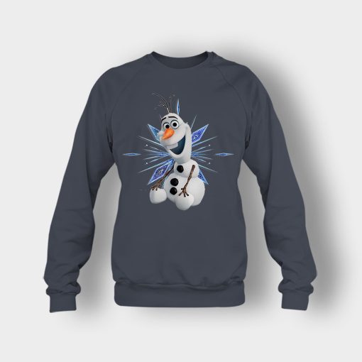 Cute-Olaf-Disney-Frozen-Inspired-Crewneck-Sweatshirt-Dark-Heather