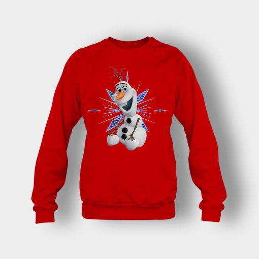 Cute-Olaf-Disney-Frozen-Inspired-Crewneck-Sweatshirt-Red