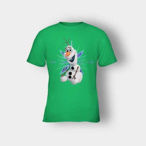 Cute-Olaf-Disney-Frozen-Inspired-Kids-T-Shirt-Irish-Green