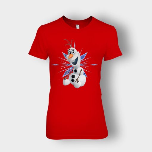 Cute-Olaf-Disney-Frozen-Inspired-Ladies-T-Shirt-Red