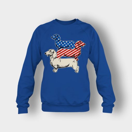 Dachshund-USA-Flag-4th-Of-July-Independence-Day-Patriot-Crewneck-Sweatshirt-Royal