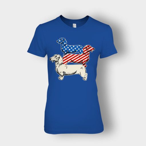 Dachshund-USA-Flag-4th-Of-July-Independence-Day-Patriot-Ladies-T-Shirt-Royal