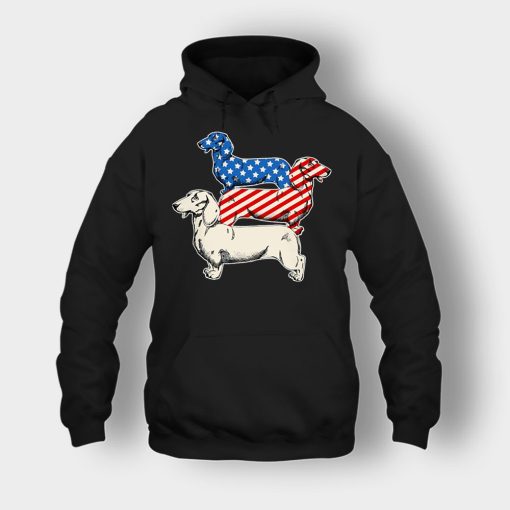 Dachshund-USA-Flag-4th-Of-July-Independence-Day-Patriot-Unisex-Hoodie-Black