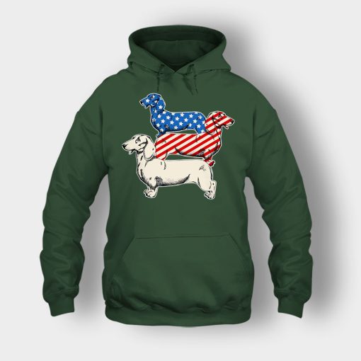 Dachshund-USA-Flag-4th-Of-July-Independence-Day-Patriot-Unisex-Hoodie-Forest