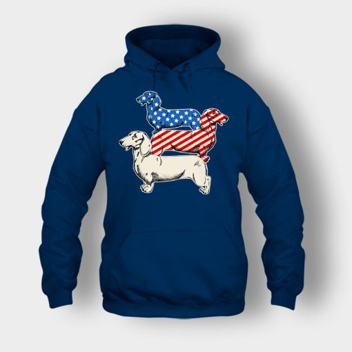 Dachshund-USA-Flag-4th-Of-July-Independence-Day-Patriot-Unisex-Hoodie-Navy