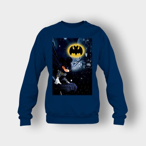 Dark-Knight-Disney-Mickey-Inspired-Crewneck-Sweatshirt-Navy