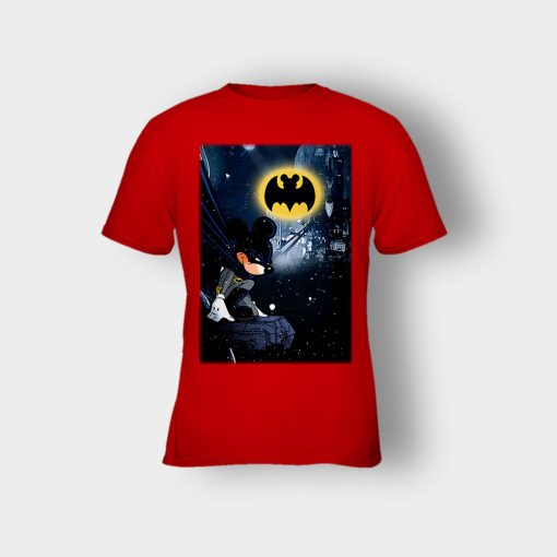Dark-Knight-Disney-Mickey-Inspired-Kids-T-Shirt-Red