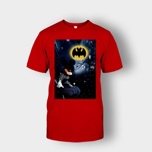 Dark-Knight-Disney-Mickey-Inspired-Unisex-T-Shirt-Red