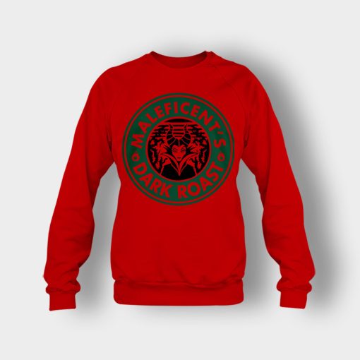 Dark-Roast-Starbuck-Coffee-Disney-Maleficient-Inspired-Crewneck-Sweatshirt-Red