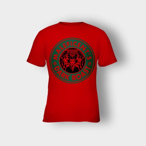 Dark-Roast-Starbuck-Coffee-Disney-Maleficient-Inspired-Kids-T-Shirt-Red