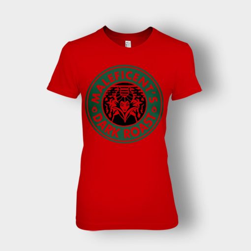 Dark-Roast-Starbuck-Coffee-Disney-Maleficient-Inspired-Ladies-T-Shirt-Red