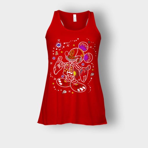 Day-Of-The-Dead-Disney-Mickey-Inspired-Bella-Womens-Flowy-Tank-Red