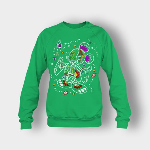 Day-Of-The-Dead-Disney-Mickey-Inspired-Crewneck-Sweatshirt-Irish-Green