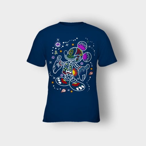 Day-Of-The-Dead-Disney-Mickey-Inspired-Kids-T-Shirt-Navy