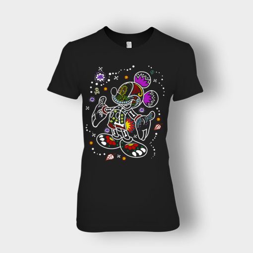 Day-Of-The-Dead-Disney-Mickey-Inspired-Ladies-T-Shirt-Black